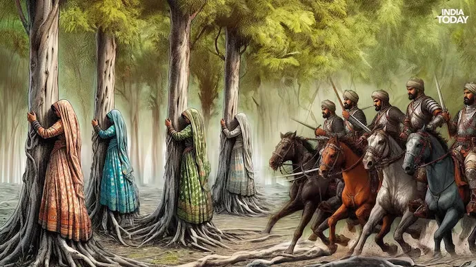 Khejarli Massacre and Chipko Movement